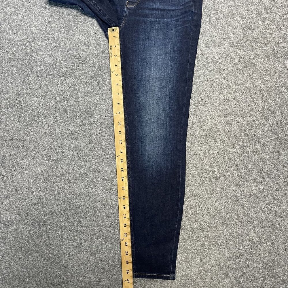 White House Black Market The Everyday Soft Super Skinny Ankle Jeans 6 Dark Wash - Picture 6 of 8